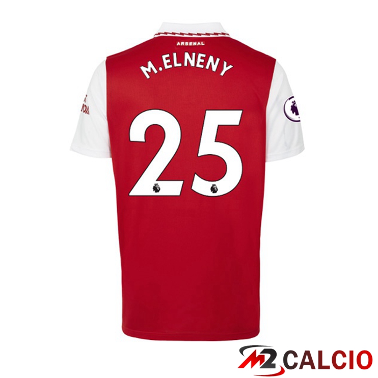 Maglie Calcio Arsenal (M.ELNENY 25) Prima Rosso Bianco 2022/2023