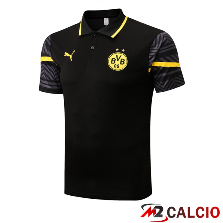 Maglia Polo Dortmund BVB Nero 2022/2023