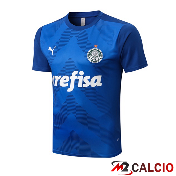T Shirt Allenamento Palmeiras Blu 2022/2023