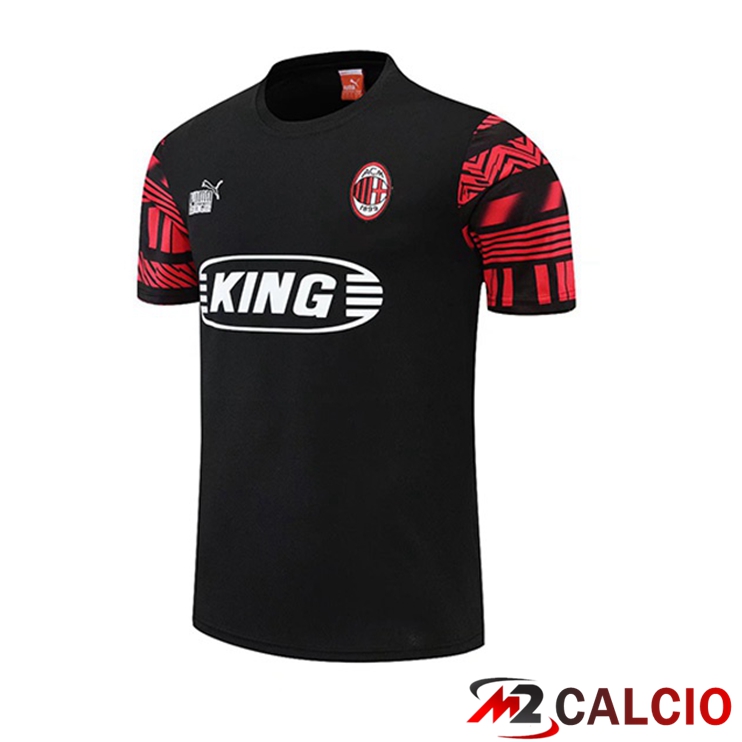 T Shirt Allenamento AC Milan Nero 2022/2023