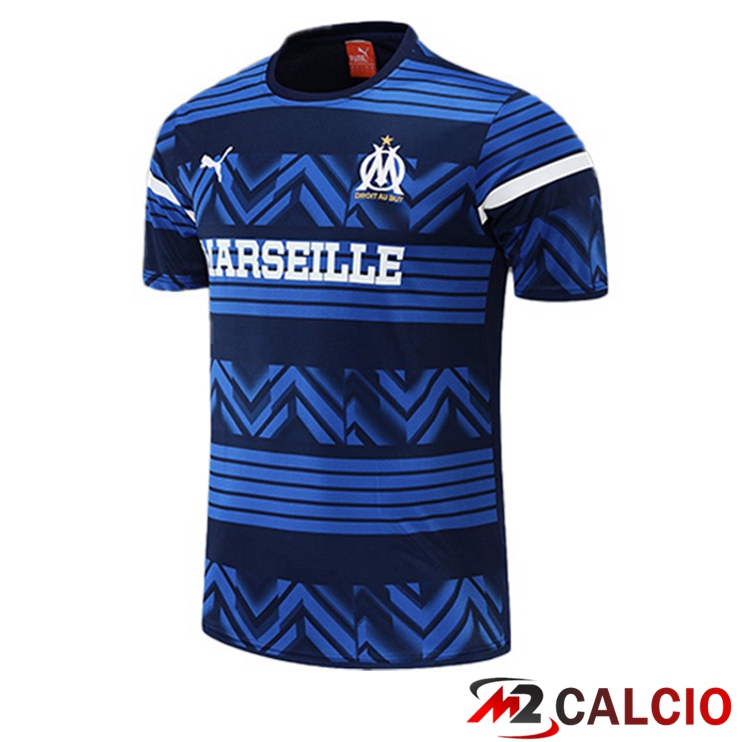 T Shirt Allenamento Marsiglia OM Blu 2022/2023