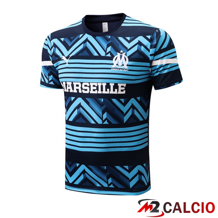 T Shirt Allenamento Marsiglia OM Blu 2022/2023
