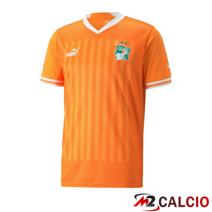 Maglie Nazionali Calcio Costa d'Avorio Prima Giallo 2022/2023