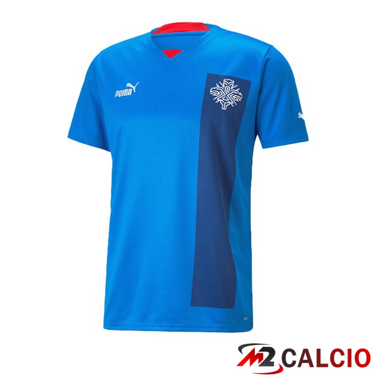 Maglie Nazionali Calcio Islanda Prima Blu 2022/2023