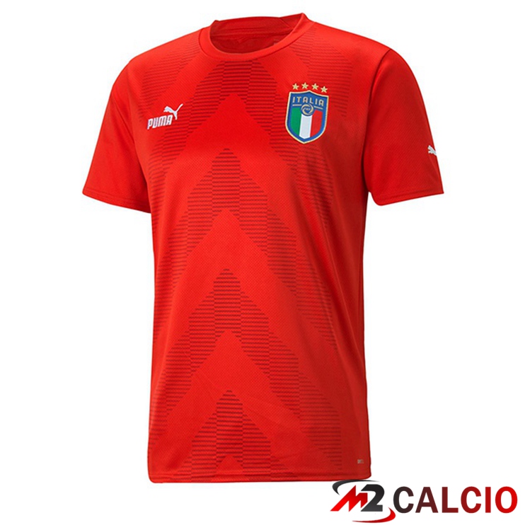 Maglie Nazionali Calcio Italia Portiere Rosso 2022/2023