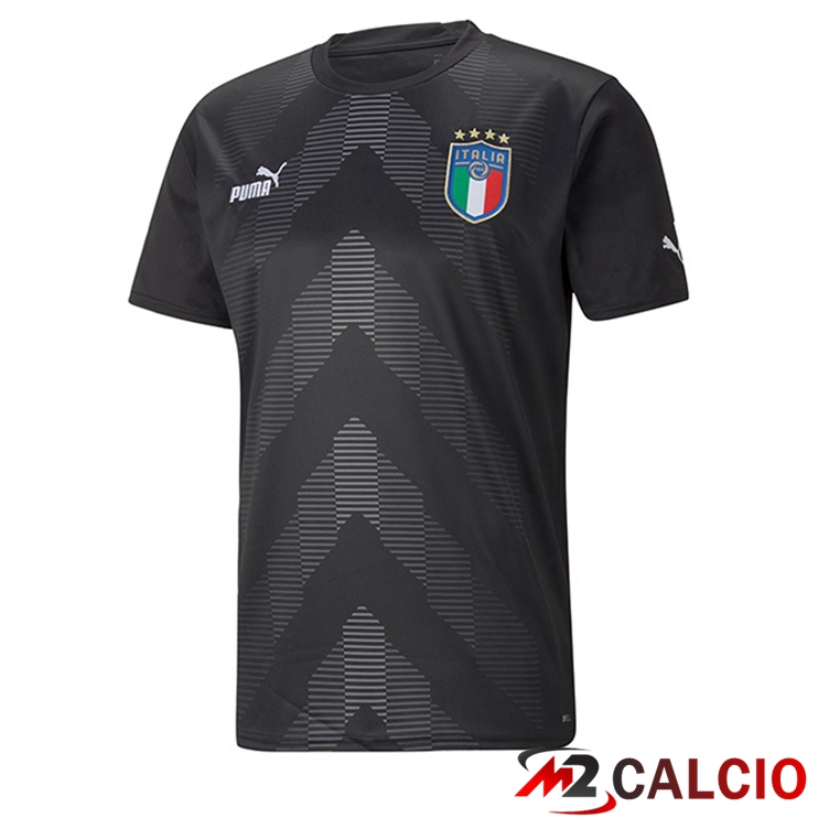 Maglie Nazionali Calcio Italia Portiere Nero 2022/2023