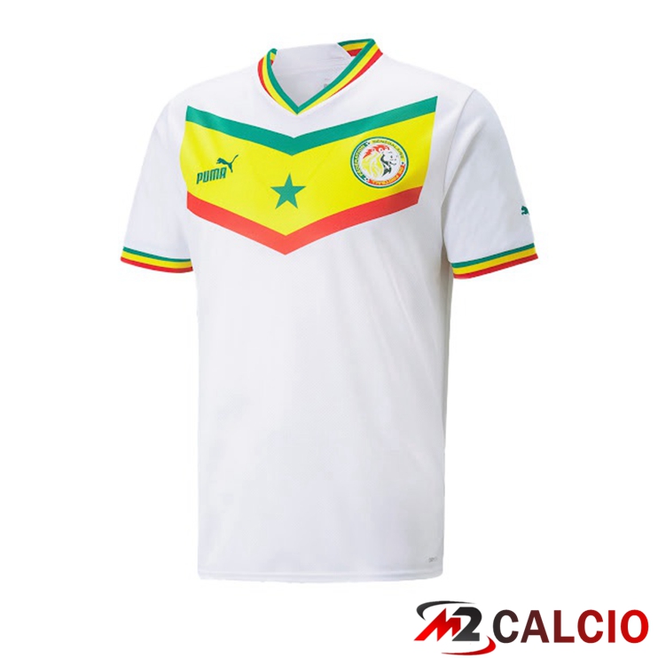 Maglie Calcio Senegal Prima Bianco Coppa Del Mondo 2022