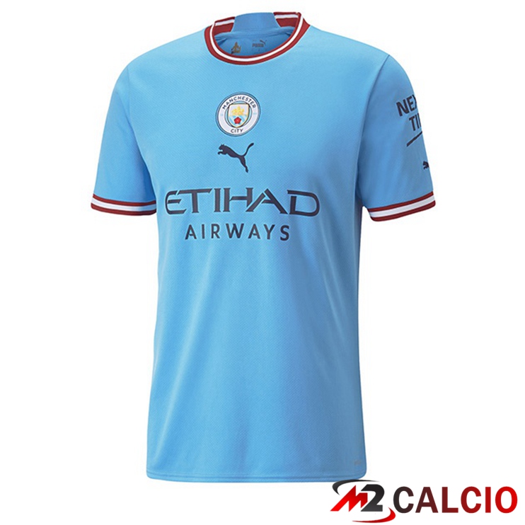 Maglie Calcio Manchester City Prima Blu 2022/2023