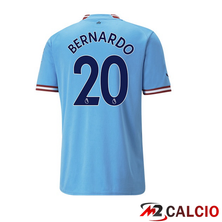 Maglie Calcio Manchester City (Bernardo Silva 20) Prima Blu 2022/2023