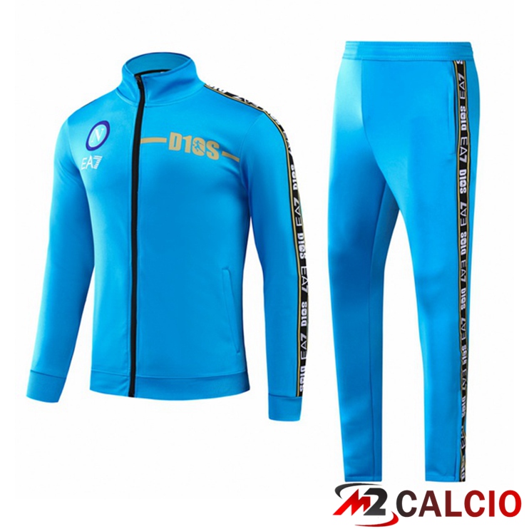 Insieme Tuta Calcio - Giacca SSC Napoli Blu 2022/2023