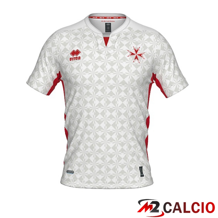 Maglie Nazionali Calcio Malta Seconda Bianco 2022/2023