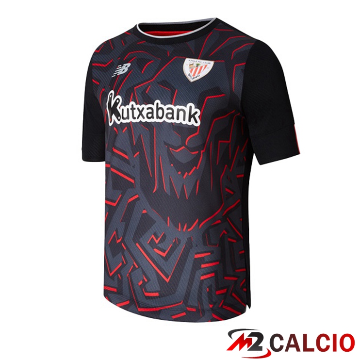 Maglie Calcio Athletic Bilbao Seconda Nero 2022/2023