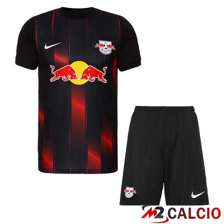 Maglie Calcio RB Leipzig Bambino Terza Nero 2022/2023