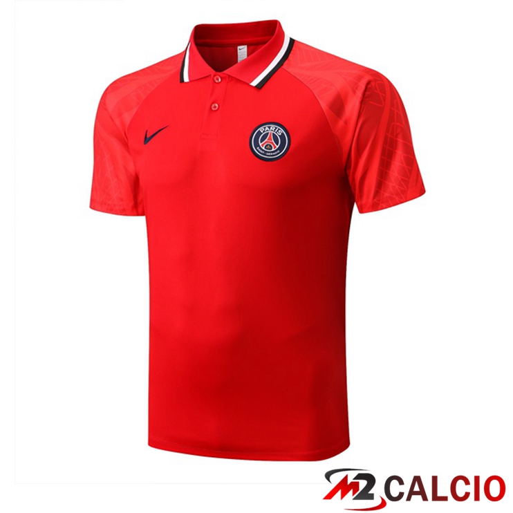 Maglia Polo Paris PSG Rosso 2022/2023