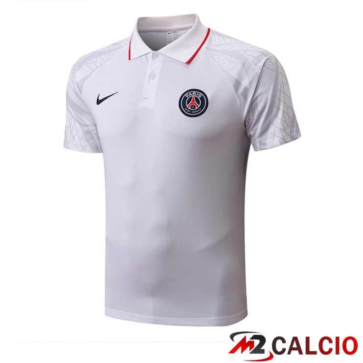 Maglia Polo Paris PSG Bianco 2022/2023