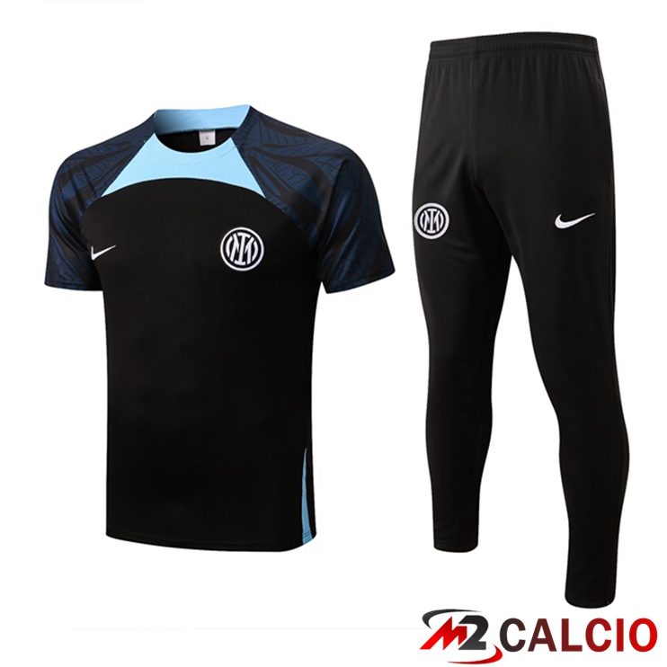 T Shirt Allenamento Inter Milan + Pantaloni Nero 2022/2023