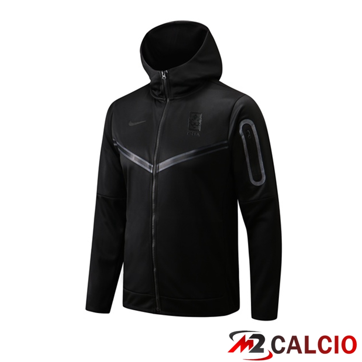 Giacca Con Cappuccio Corea Nero 2022/2023