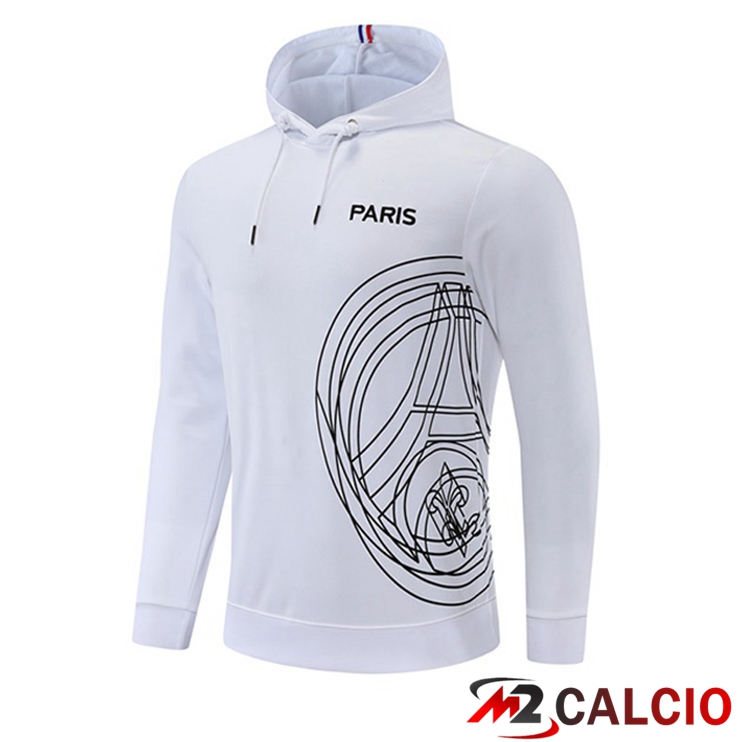 Giacca Con Cappuccio JORDAN Paris PSG Bianco 2022/2023