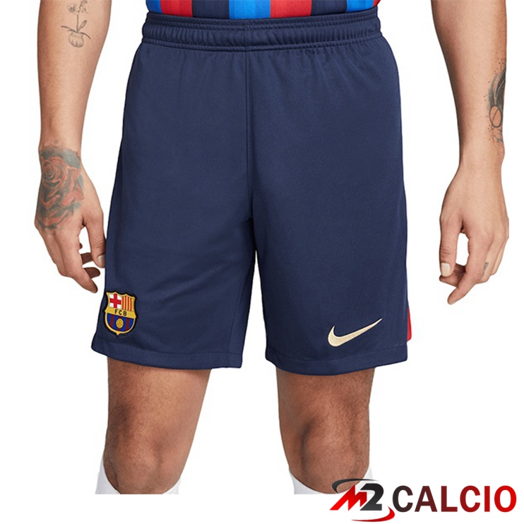 Pantaloncini Calcio Barcellona Prima Rosso Blu 2022/2023