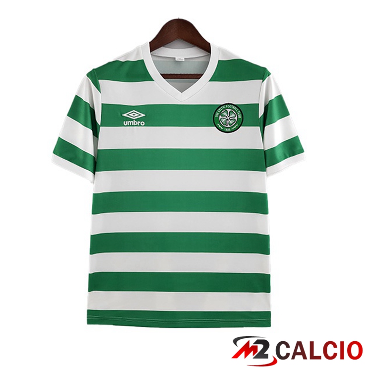 Maglie Calcio Celtic FC Retro Prima Verde Bianco 1980-1981