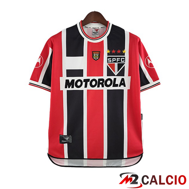 Maglie Calcio Sao Paulo FC Retro Seconda Rosso 2000