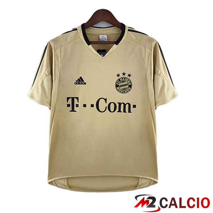 Maglie Calcio Bayern Monaco Retro Seconda Giallo 2004-2005