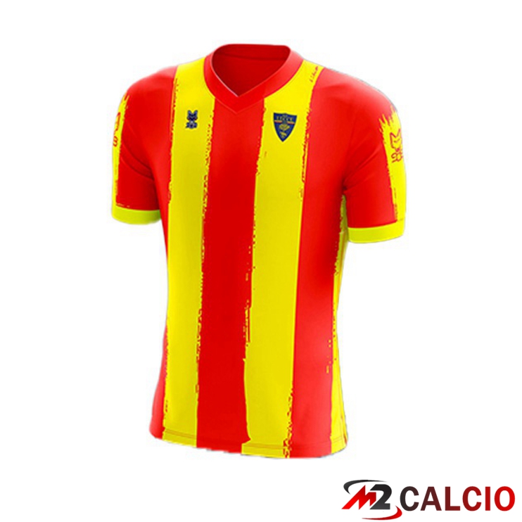 Maglie Calcio Lecce Prima Rosso Giallo 2022/2023