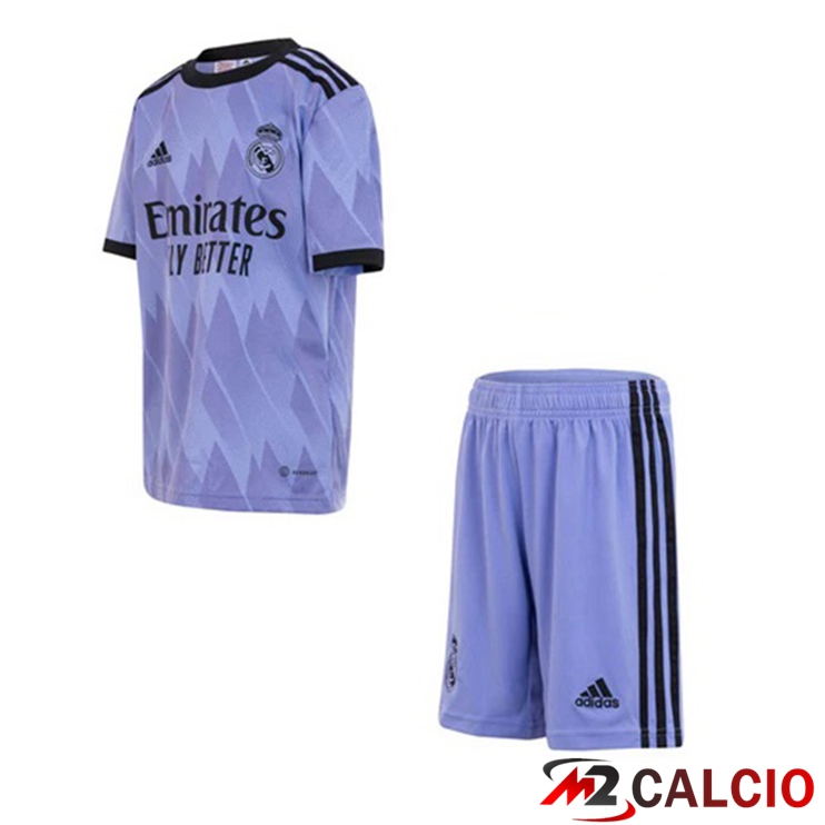 Maglie Calcio Real Madrid Bambino Seconda Porpora 2022/2023