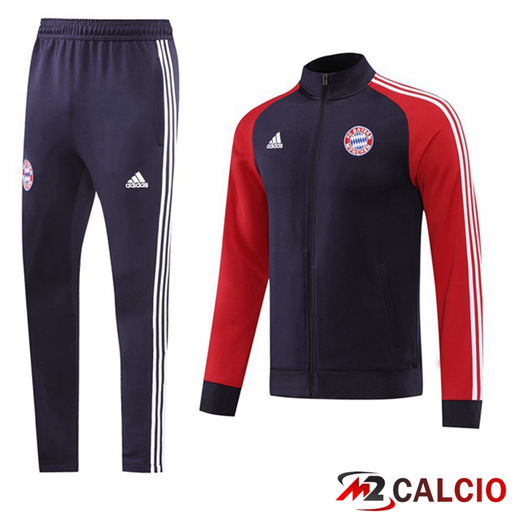 Insieme Tuta Calcio - Giacca Bayern Monaco Grigio 2022/2023