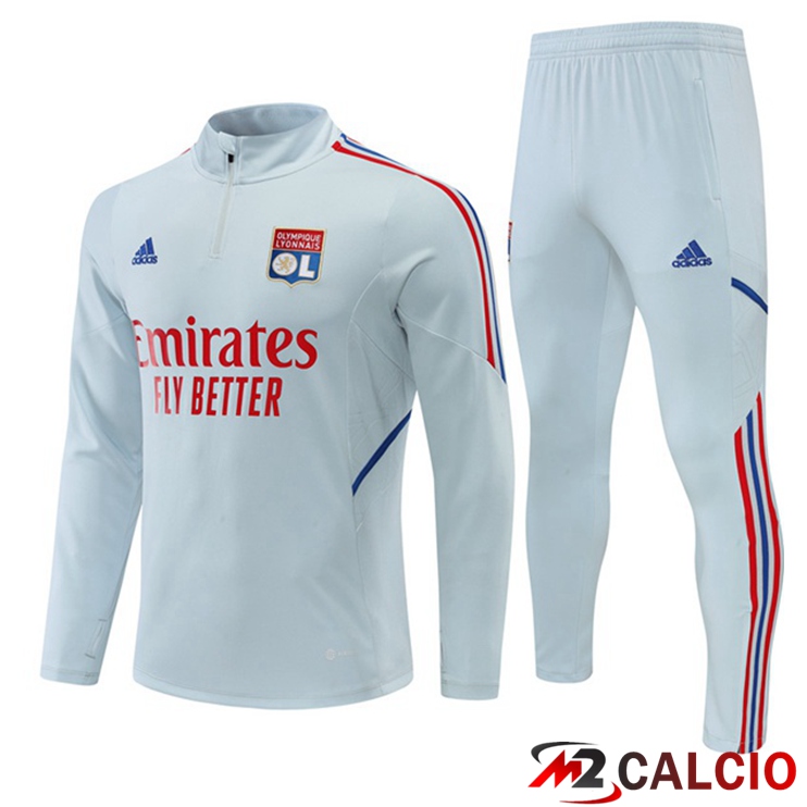 Tuta Calcio Lyon OL Grigio 2022/2023