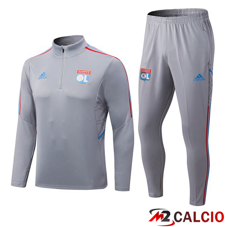 Tuta Calcio Lyon OL Grigio 2022/2023