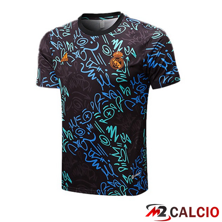 T Shirt Allenamento Real Madrid Nero 2022/2023