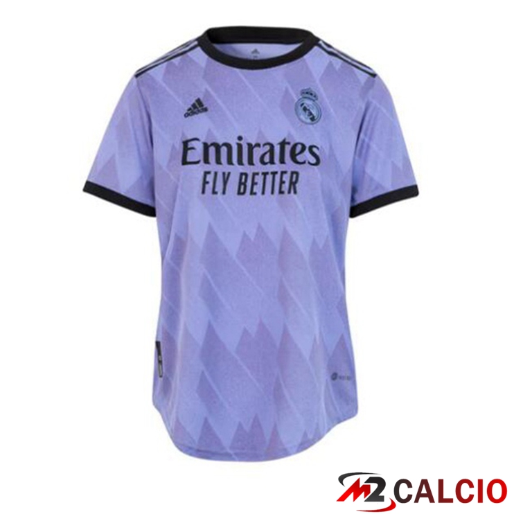 Maglie Calcio Real Madrid Donna Seconda Porpora 2022/2023
