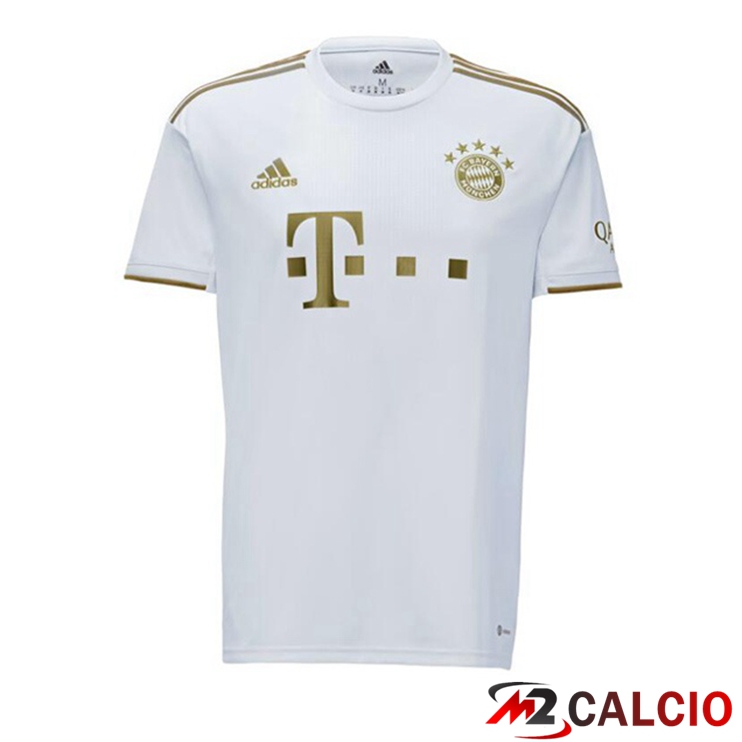 Maglie Calcio Bayern Monaco Seconda Bianco 2022/2023