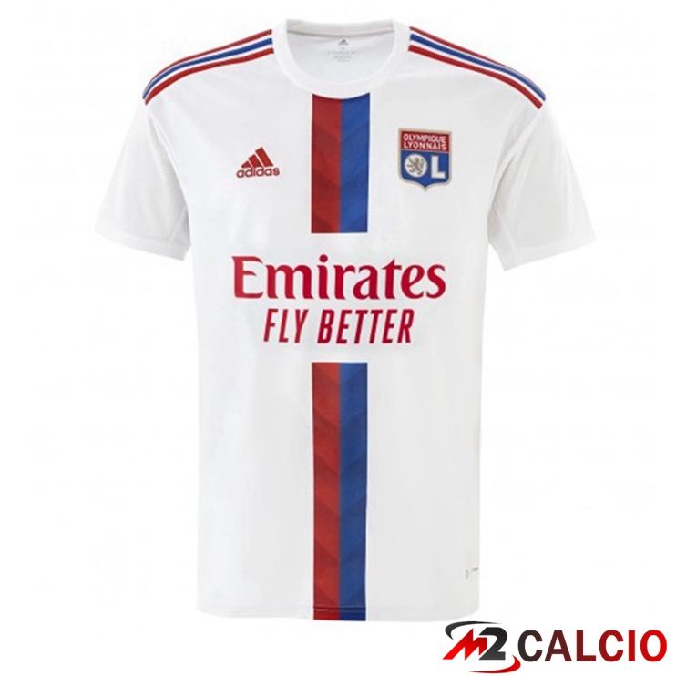 Maglie Calcio Lyon OL Prima Bianco 2022/2023