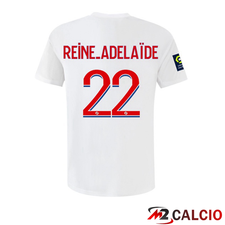 Maglie Calcio Lyon OL (REINE-ADELAÏDE 22) Prima Bianco 2022/2023