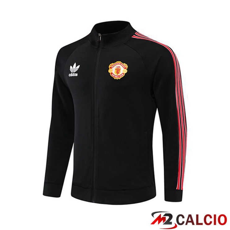 Giacca Calcio Manchester United Nero 2022/2023