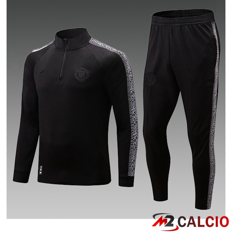Tuta Calcio Manchester United Bambino Nero 2022/2023