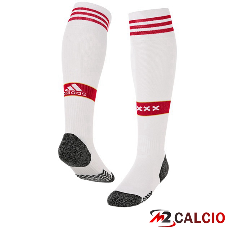 Calzini Calcio AFC Ajax Prima Bianco Rosso 2022/2023