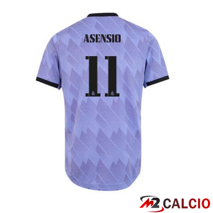 Maglie Calcio Real Madrid (Asensio 11) Seconda Porpora 2022/2023
