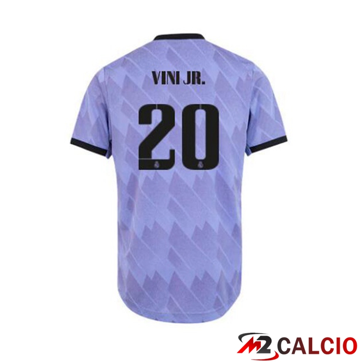 Maglie Calcio Real Madrid (Vini Jr. 20) Seconda Porpora 2022/2023