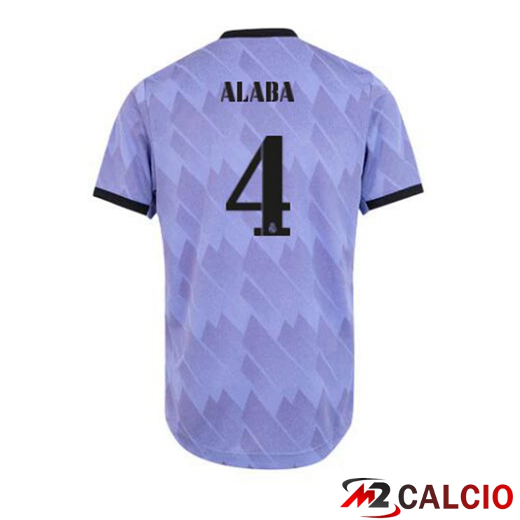 Maglie Calcio Real Madrid (Alaba 4) Seconda Porpora 2022/2023