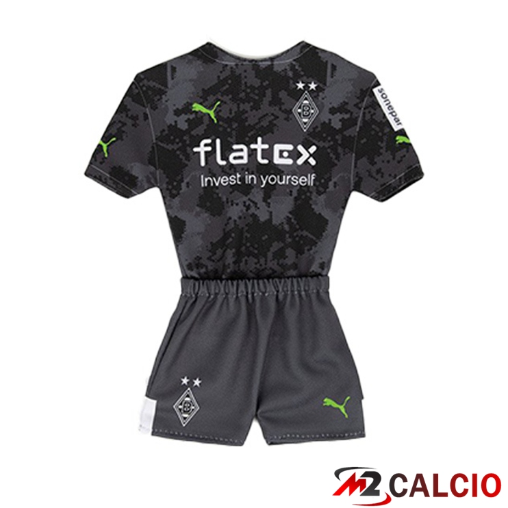 Maglie Calcio Monchengladbach Bambino Terza Nero 2022/2023