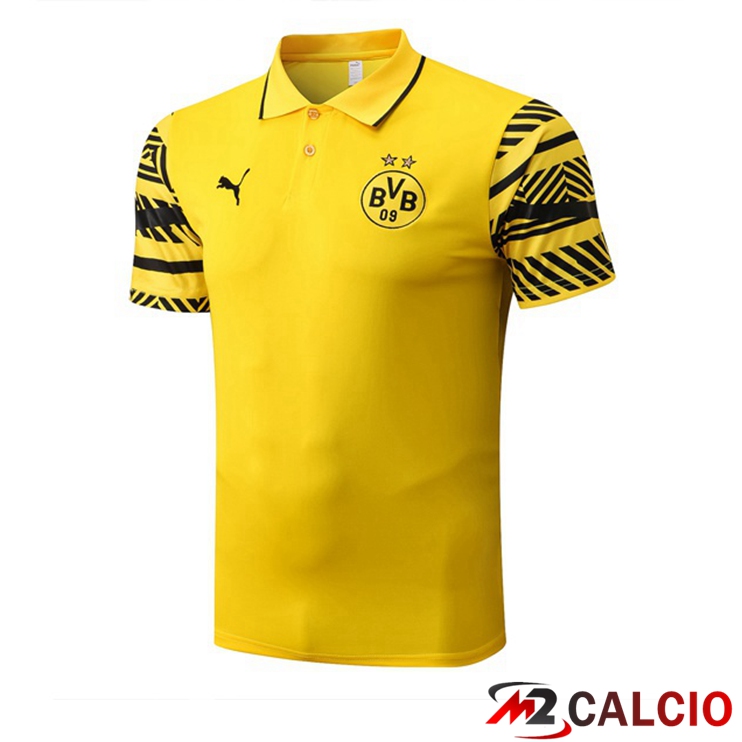 Maglia Polo Dortmund BVB Uomo Giallo 2022/2023