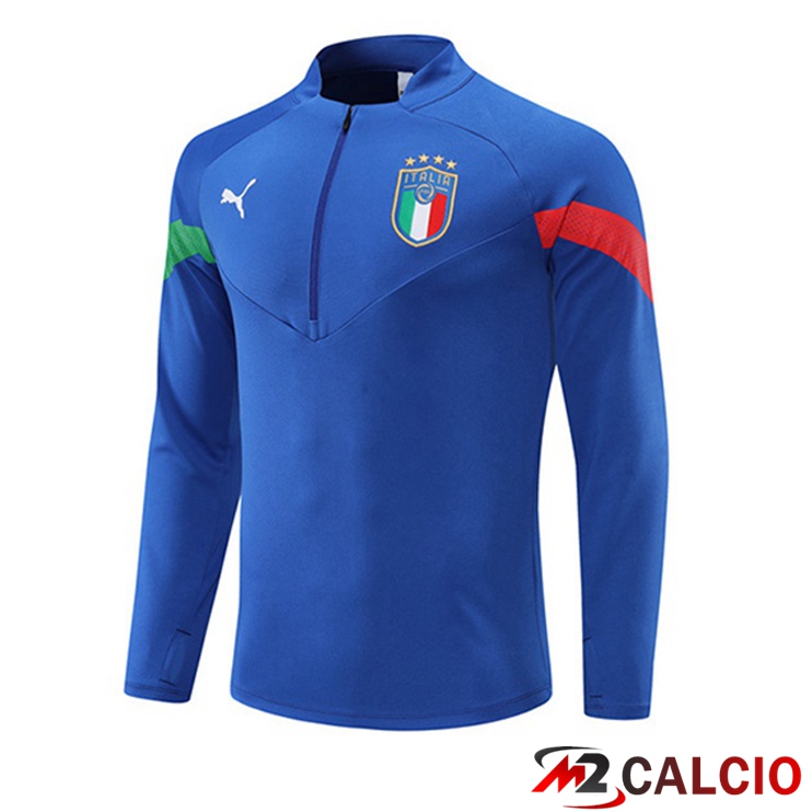 Felpe Allenamento Italia Blu 2022/2023