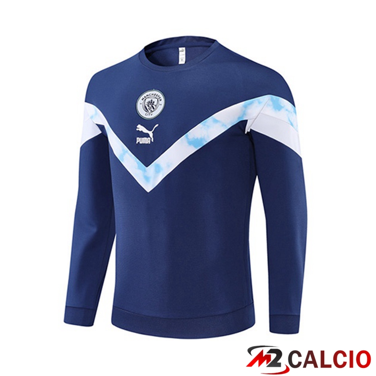Felpe Allenamento Manchester City Blu 2022/2023