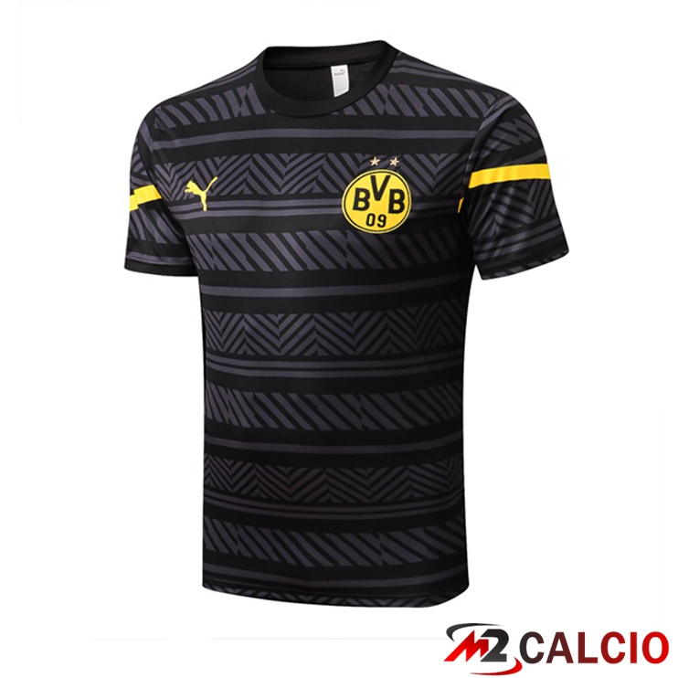 T Shirt Allenamento Dortmund BVB Nero 2022/2023