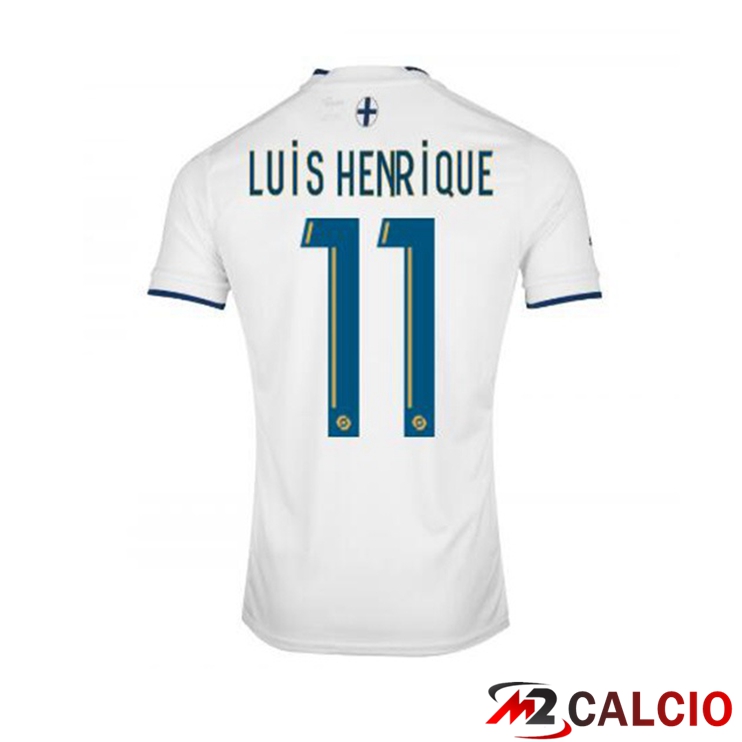 Maglie Calcio Marsiglia OM (LUIS HENRIQUE 11) Prima Bianco 2022/2023