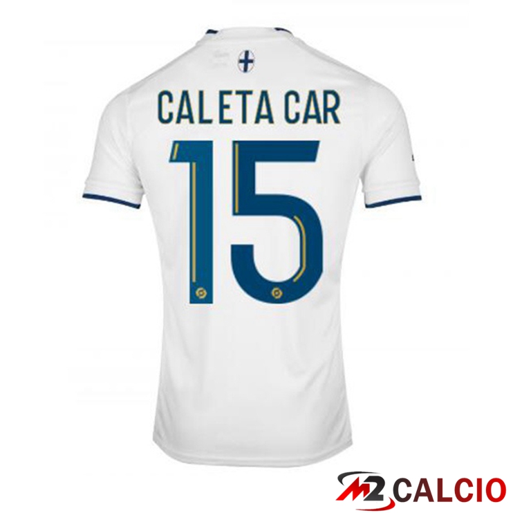 Maglie Calcio Marsiglia OM (CALETA CAR 15) Prima Bianco 2022/2023