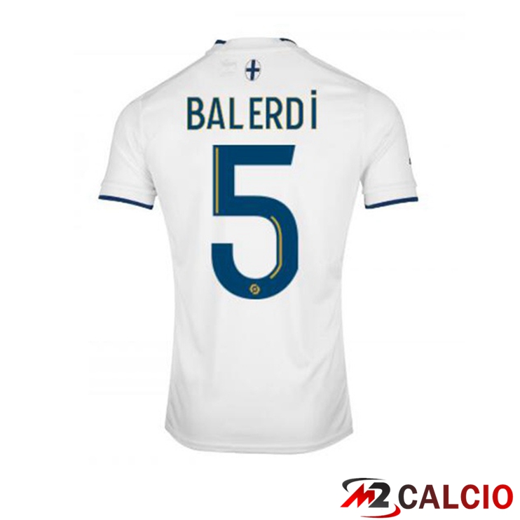 Maglie Calcio Marsiglia OM (BALERDI 5) Prima Bianco 2022/2023